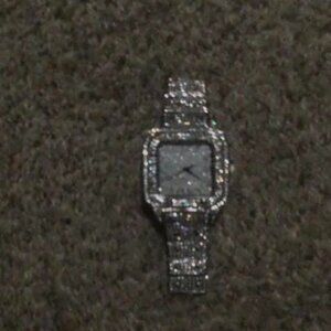 TOP-QUALITY SILVER QUARTZ WATCH (ROMAN NUMERAL TIMING)